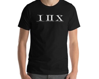 First Second and Tenth Amendment USA Bill of RightsShort-Sleeve Unisex T-Shirt