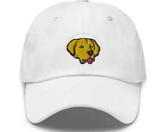 Embroidered Golden Retriever Dad Hat: Dog Mom Gift
