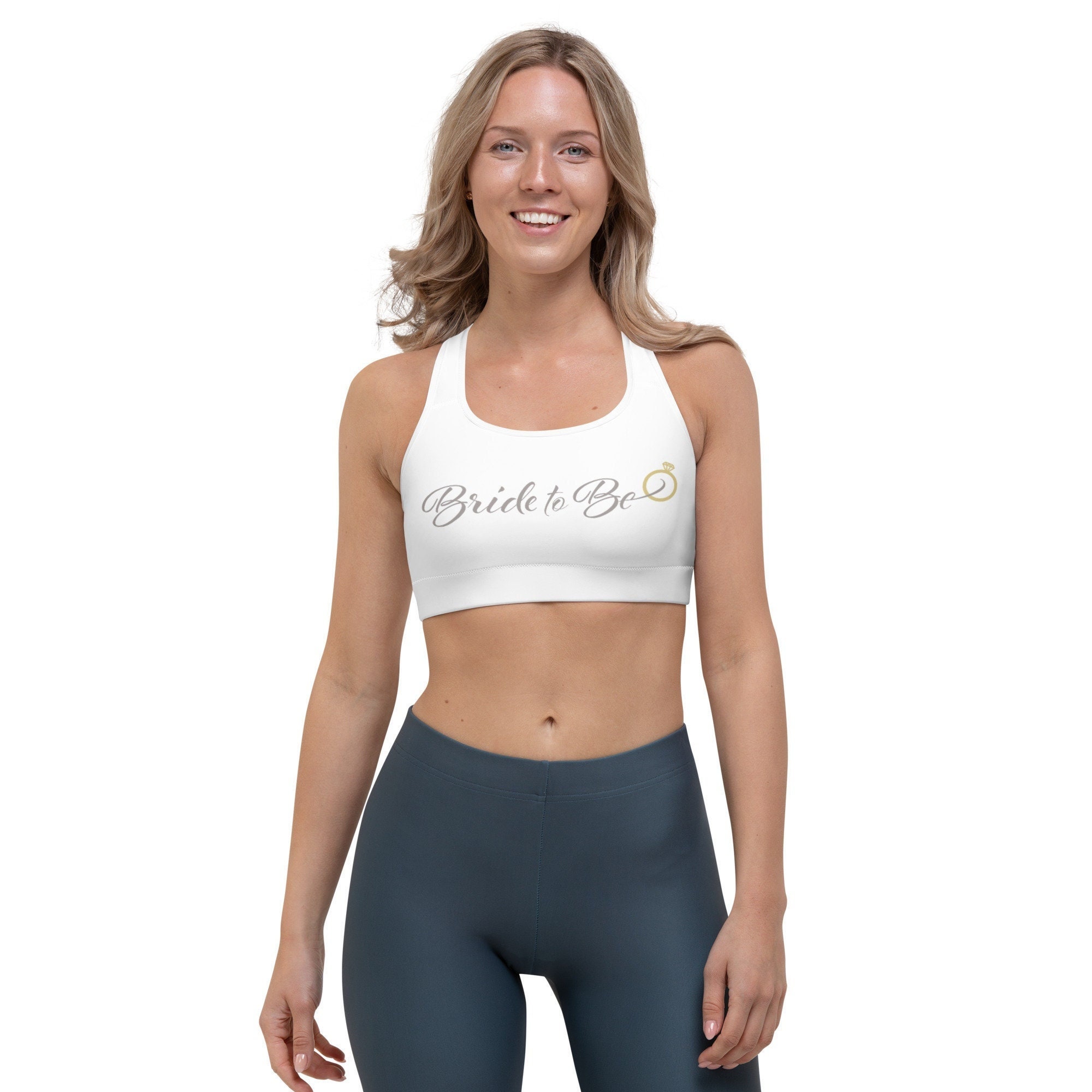 White Sports Bra - Etsy Singapore