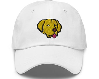 Embroidered Golden Retriever Dad Hat: Dog Mom Gift