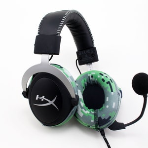 Headset cushion covers for hear protection and gaming headsets Digital Camo - Audio Coasters