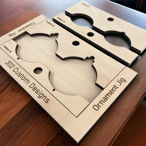 Coaster Jigs Vector Ornament & Coaster Alignment Jig SVG | Laser Cut Positioning Tool for ...