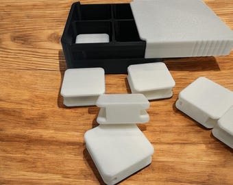 Honeycomb Laser Standoff Pads: Magnetic Hold-Down, 3D Printed
