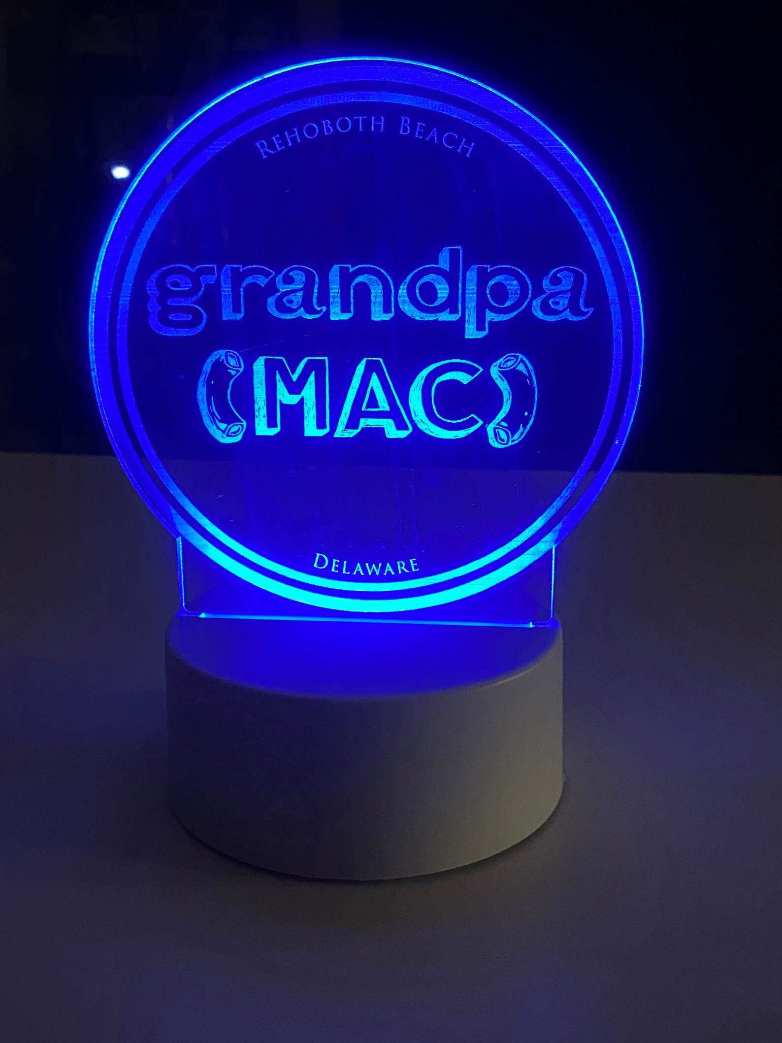 Laserengraved LED Acrylic Light Etsy