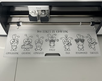 7 Stages of Crafting SVG, Cricut Cutie Stages of Crafting, SVG Files for Cricut, Cricut Machine Sign SVG, Instant Download Digital File