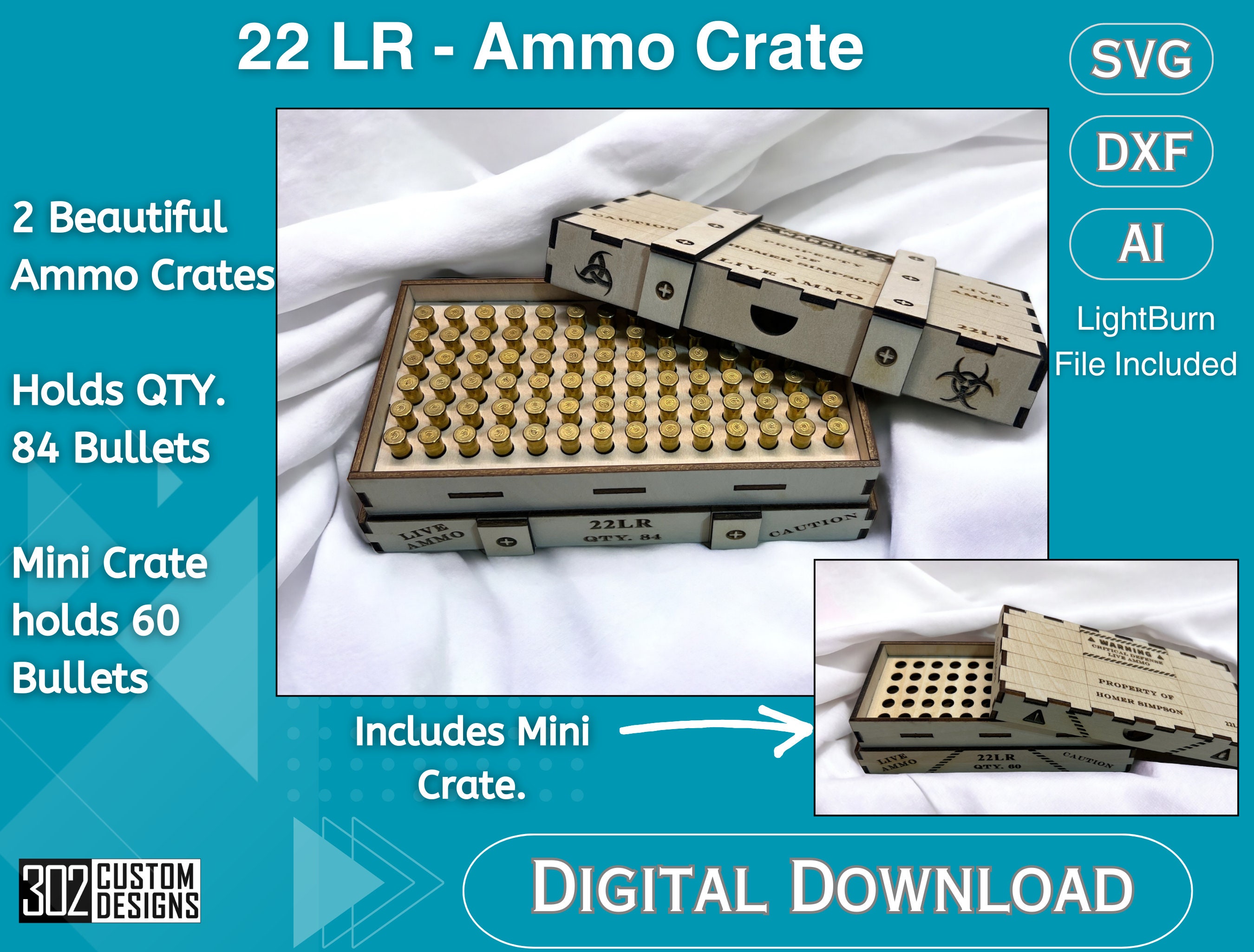 22 ammo box - Etsy 日本