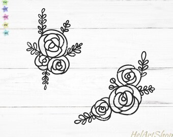 Download Floral Swag Svg Etsy