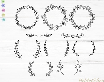 Farmhouse Wreath Svg Etsy