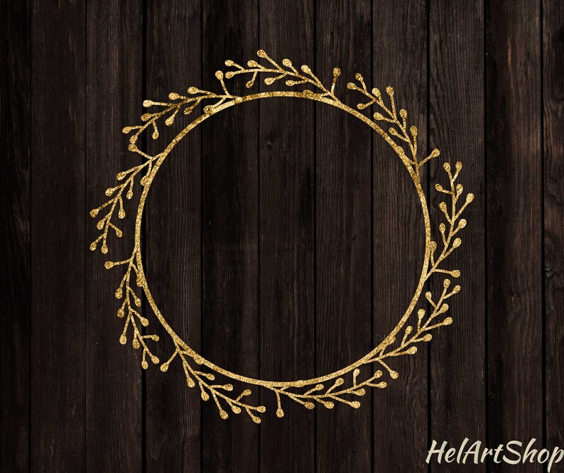 Download Wreath circle svg monogram frame svg Christmas frame svg ...