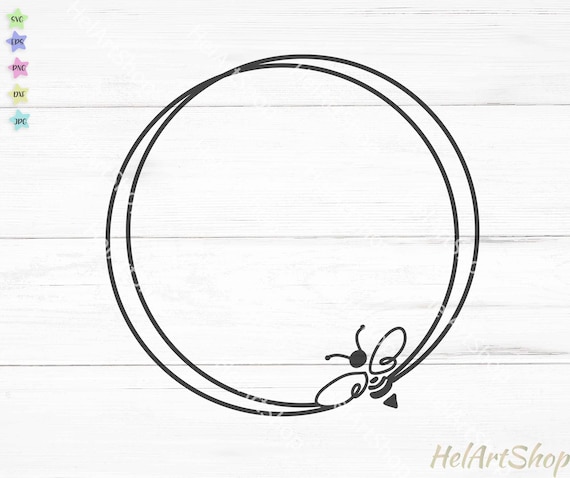 Free Free Bee Monogram Svg