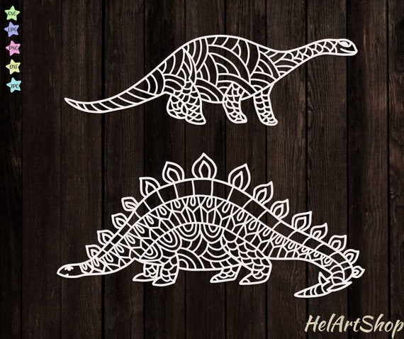 Download Mandala Dinosaur Svg Dino Svg Etsy