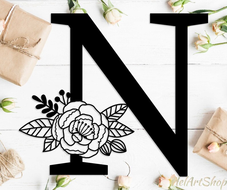 Download Monogram Font Svg Floral Letters Svg Floral Font Svg Floral Monogram Svg Initial Svg Floral Alphabet Svg Floral Letter N Svg Clip Art Art Collectibles Seasonalliving Com