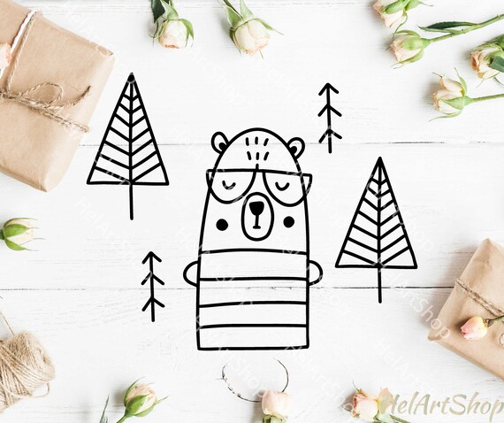 Download Woodland Svg Baby Bear Svg Baby Onesie Svg Cool Wild Svg Etsy