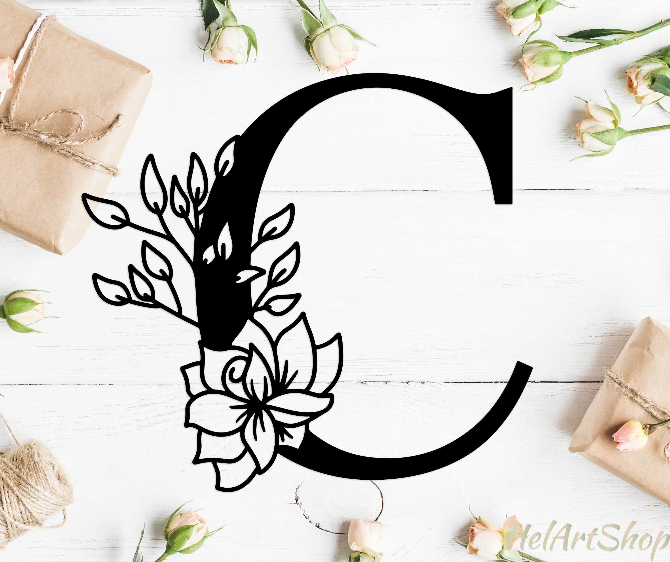 Free Free 129 Floral Letter C Svg SVG PNG EPS DXF File