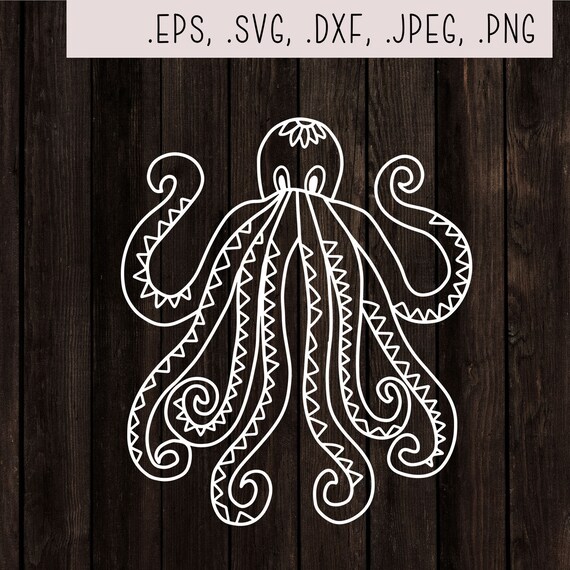 Download Octopus Svg Under The Sea Sea Animals Svg Etsy