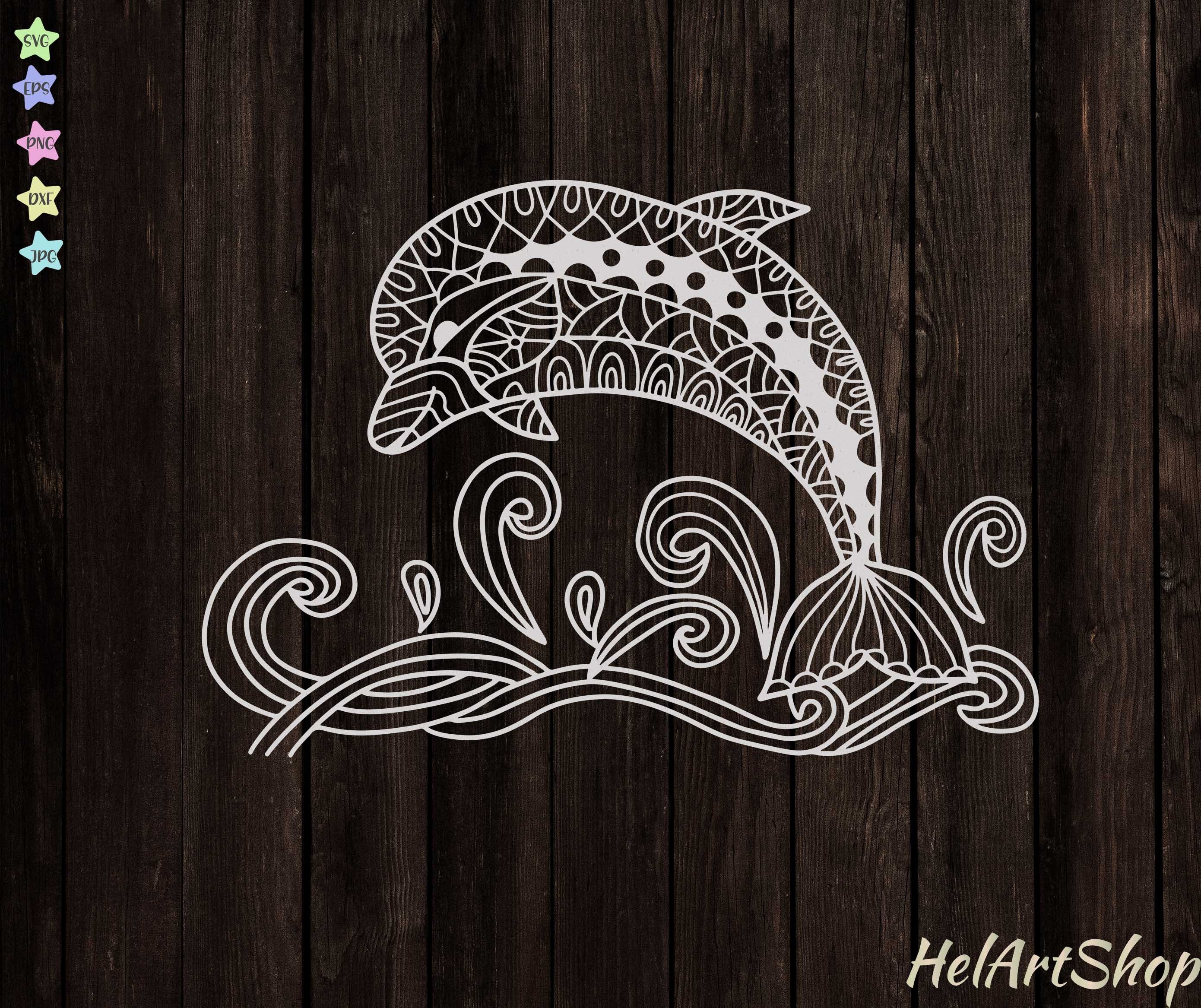 214+ dolphin mandala svg free - Free SVG Cut Files | Free PicartSVG