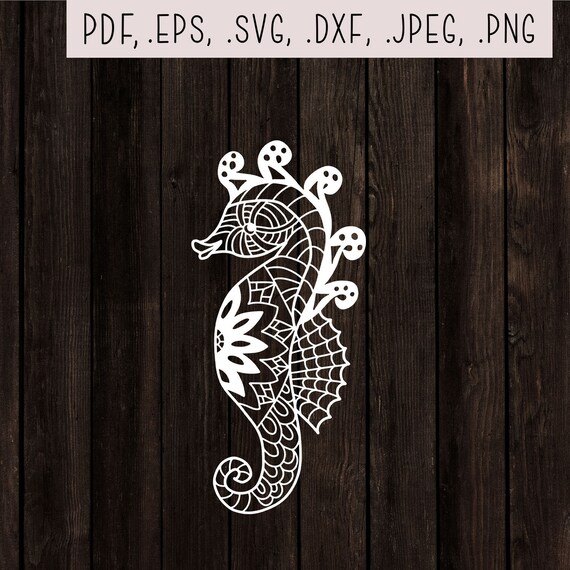Download Seahorse Svgunder The Sea Svg Sea Horse Svg Seahorse Cut Etsy