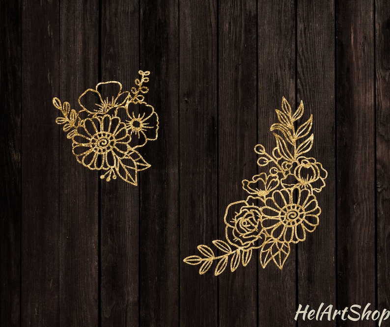 Download Floral swag svg Flowers svg Floral border svg Floral | Etsy
