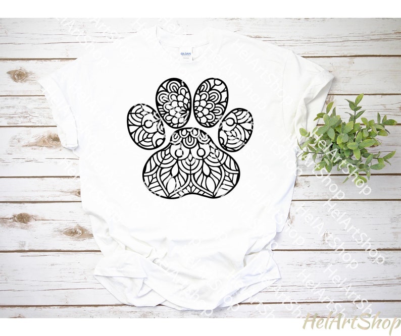 Download Dog paw svg paw mandala svg Paw print svg Bulldog paw svg ...