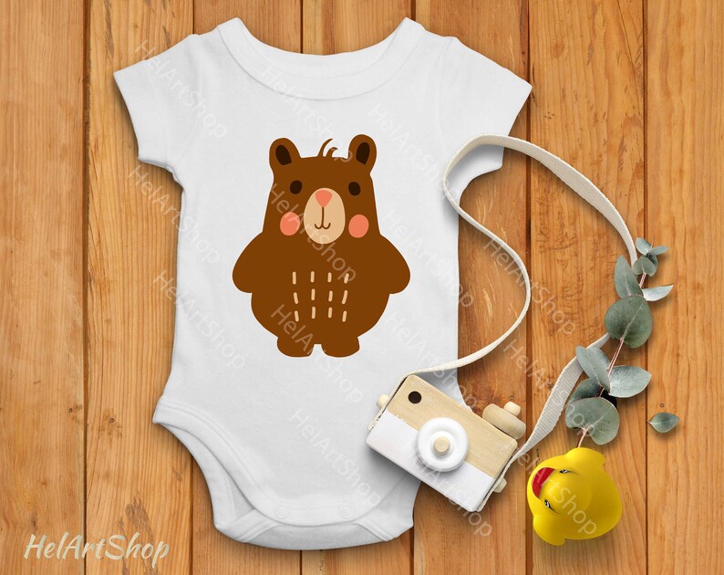 Download Bear svg Woodland svg Forest Animal svg Cute Bear svg | Etsy