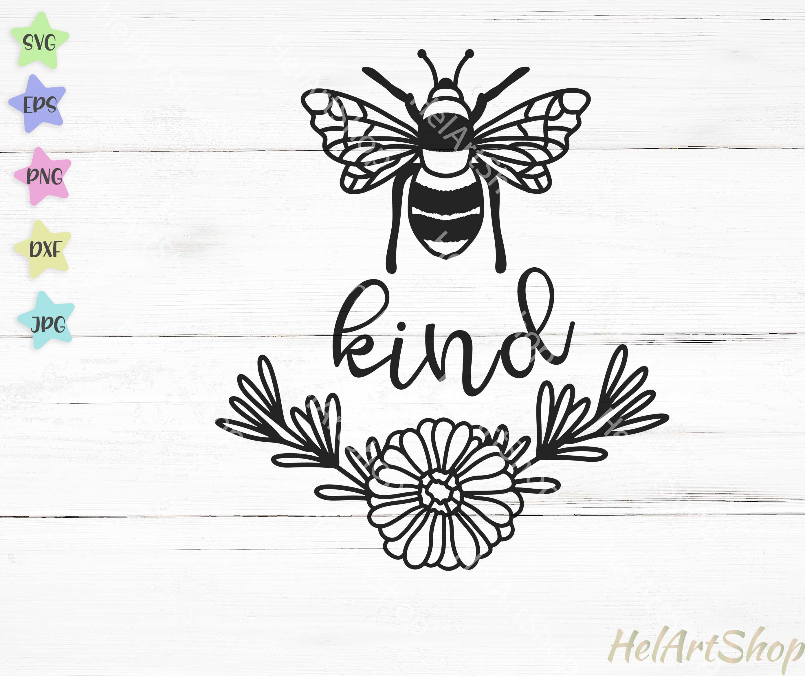 Download Bumble Bee Svg Queen Bee Svg Bee Kind Etsy