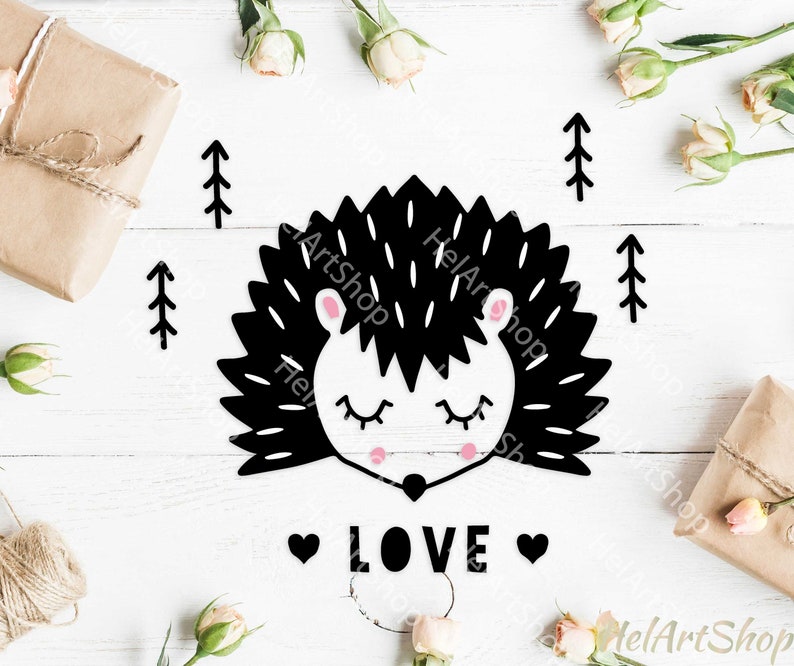 Download Hedgehog svg Woodland svg Baby onesie svg | Etsy