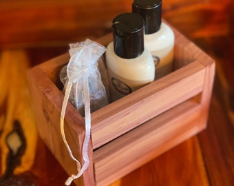 Goat Milk Lotion Gift Box Goat Milk Soap Gift Box Spa Moisturizer Box Gift for Her Gift for Mom Holiday Spa Gift  Skin Care Basket Soap Set