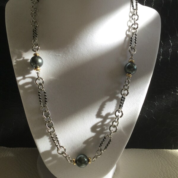 Faux Tahitian Pearl Etsy