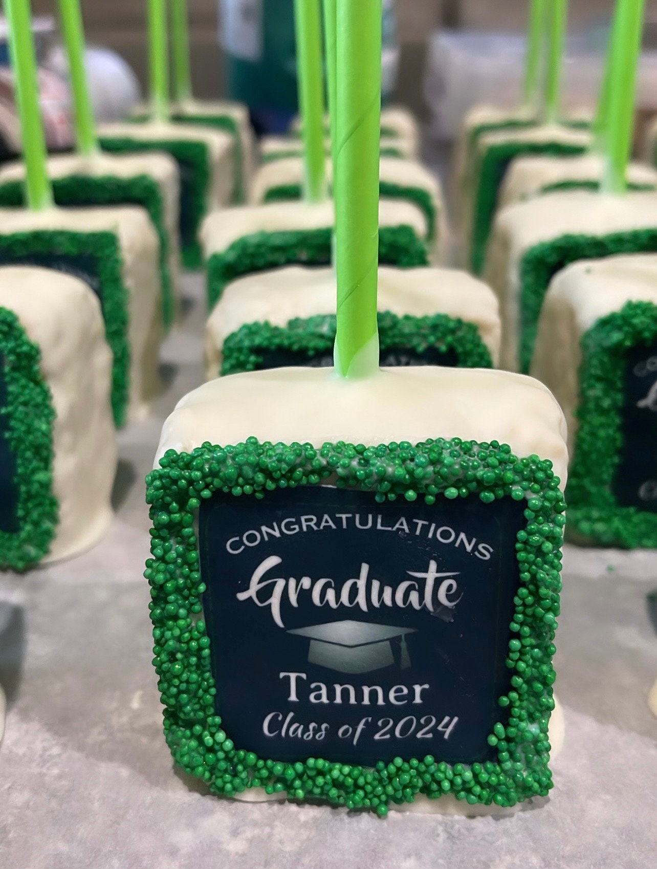 Graduation Krispie Pops - Etsy
