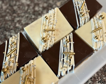 Elegant Rice Krispie Treats Great for Weddings, baby showers, birthdays etc.