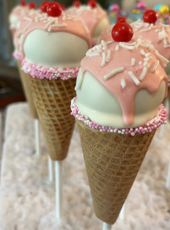 Mini Cake Pop Waffle Cones (24 Cones) 3