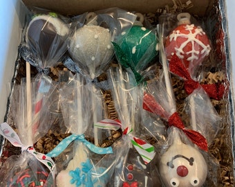 Holiday Assorted Cakepop Gift boxes Get your pre orders in!