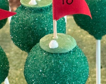 Golf theme Cakepops