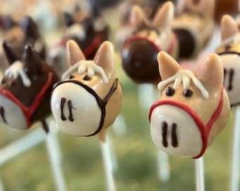Horse Cakepops ! Kentucky Derby Parties , Birthdays, Baby showers