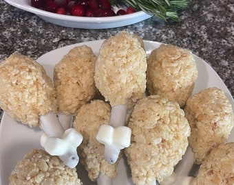 Turkey leg Rice Krispy Treats