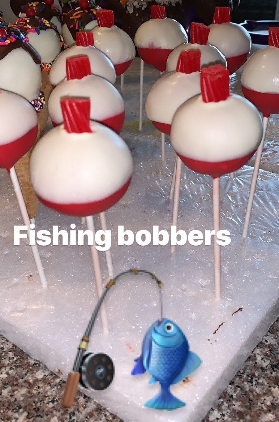 Fishing Bobbers Cakepops 