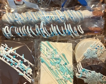 Winter Wonderland Assorted Chocolate dipped dessert Gift box