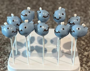 Whale Cake Pops: Adorable Ocean Party Favors, Individually Wrapped