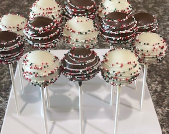 Christmas Cakepops ! Great for gift giving!