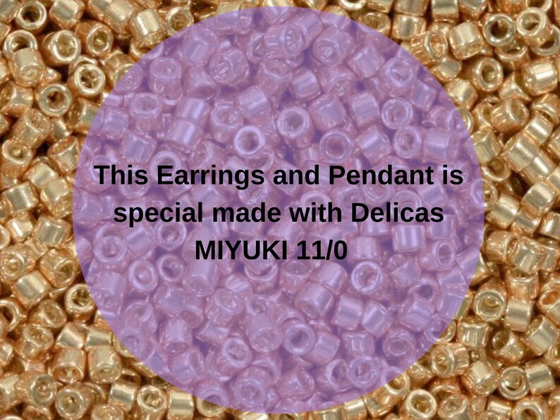 Beading Pattern Instand Donwload Peyote Pattern Leopard Earrings and Pendant Miyuki Pattern PDF Pattern Yoi#01 Odd Count