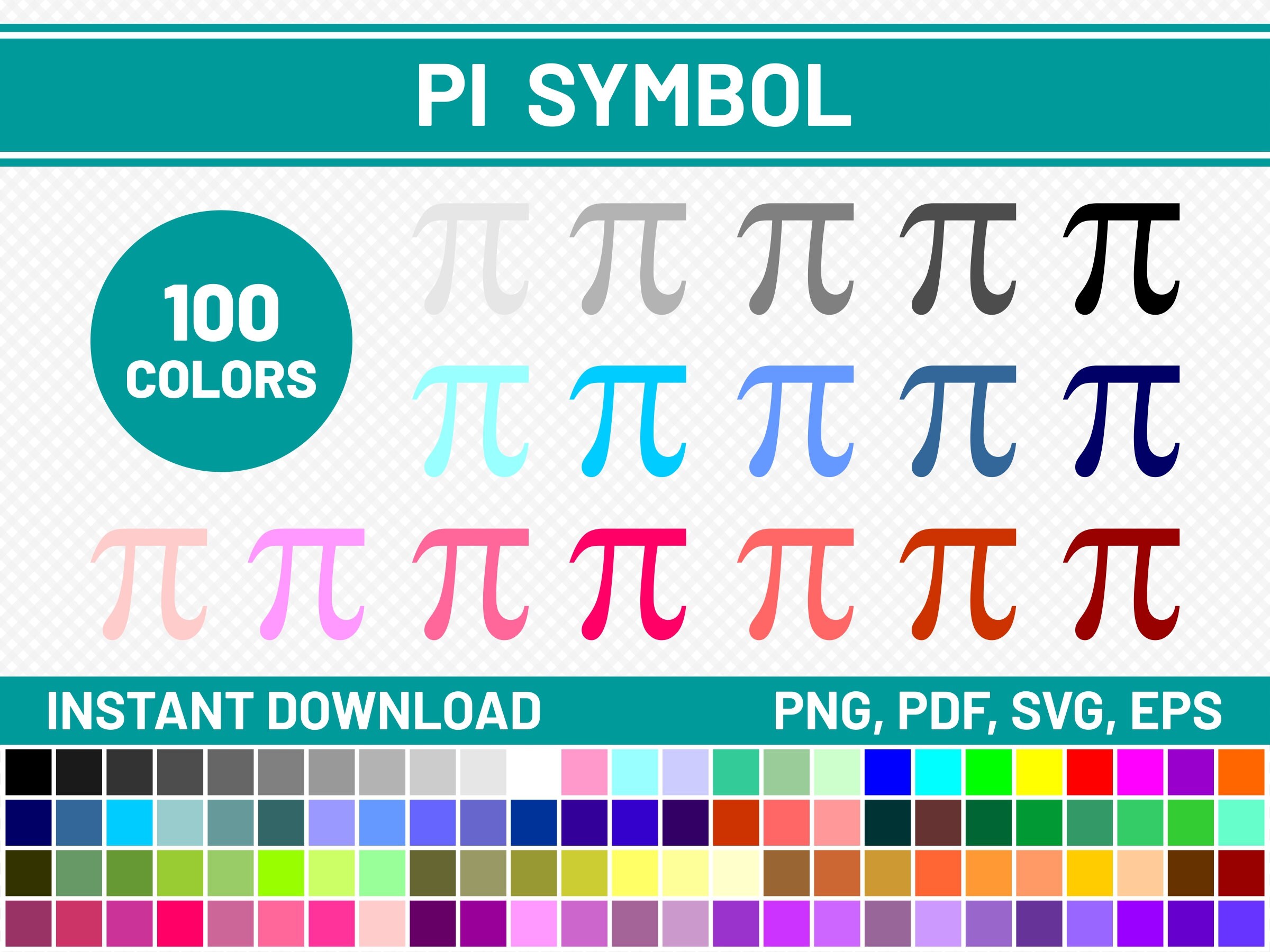 Download 100 Pi SVG Files Commercial Use SVG Bundle Pi Cliparts Pi | Etsy