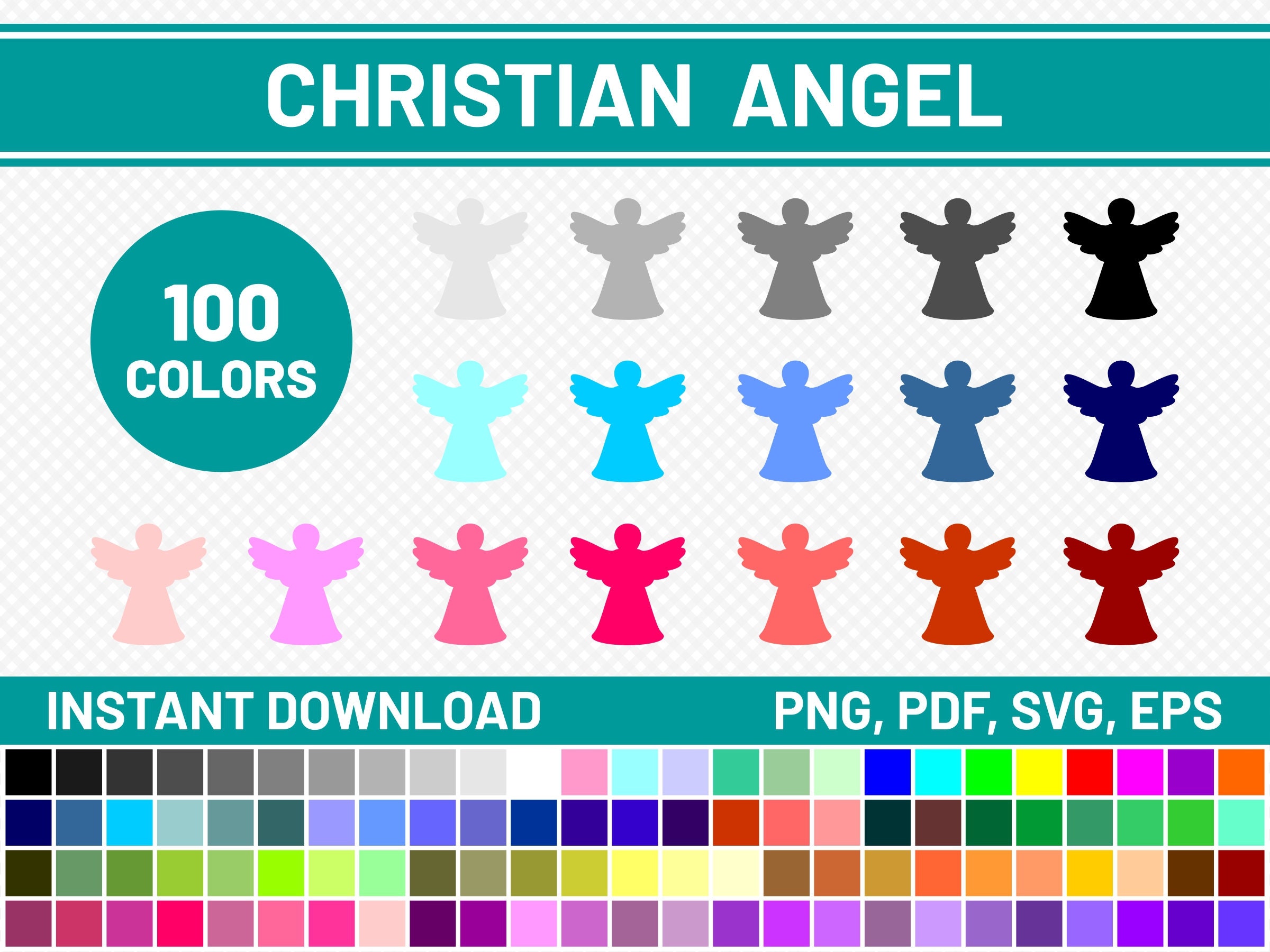 Download 100 Angel Svg Files Commercial Use Svg Bundle Angel Etsy