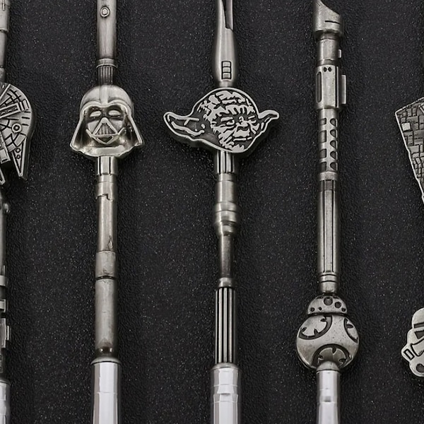 Star Wars inspired vegan metal makeup brushes