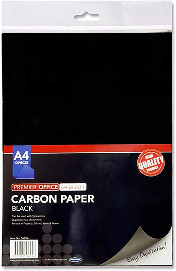 Carbon Copy Paper BLUE or BLACK A4 10 Sheets Hand Copy Duplicate Copy Paper  UK 