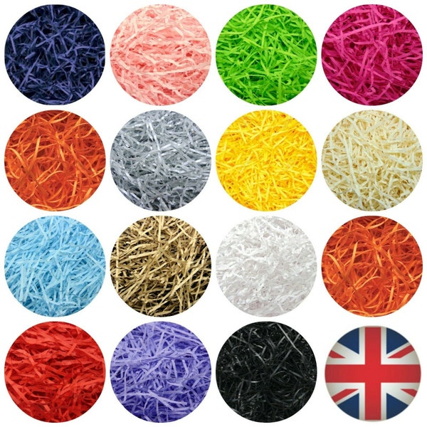 Shredded Hamper Paper Gift Box Filler Geschenkkorb Verpackung Shred UK