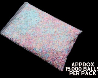Mezcla pastel Poliestireno Craft Styrofoam Filler Beads Handicraft Slime Balls i142