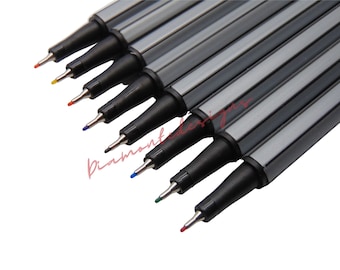 A Star Stationary Fineliner Pens School Project Marker Pens Colour Colouring Pen Fine Liner Back to School Notes Exams Revision UK