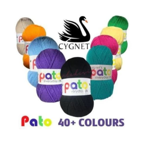 Cygnet Pato DK Knitting Wool / Yarn Double Knitting Knit 100g Ball - UK SELLER