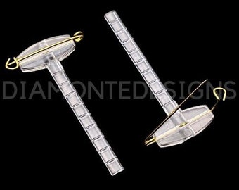 10 pinzas para ramilletes de boda Oasis para bodas, flores de ojal, alfileres para ramilletes E3