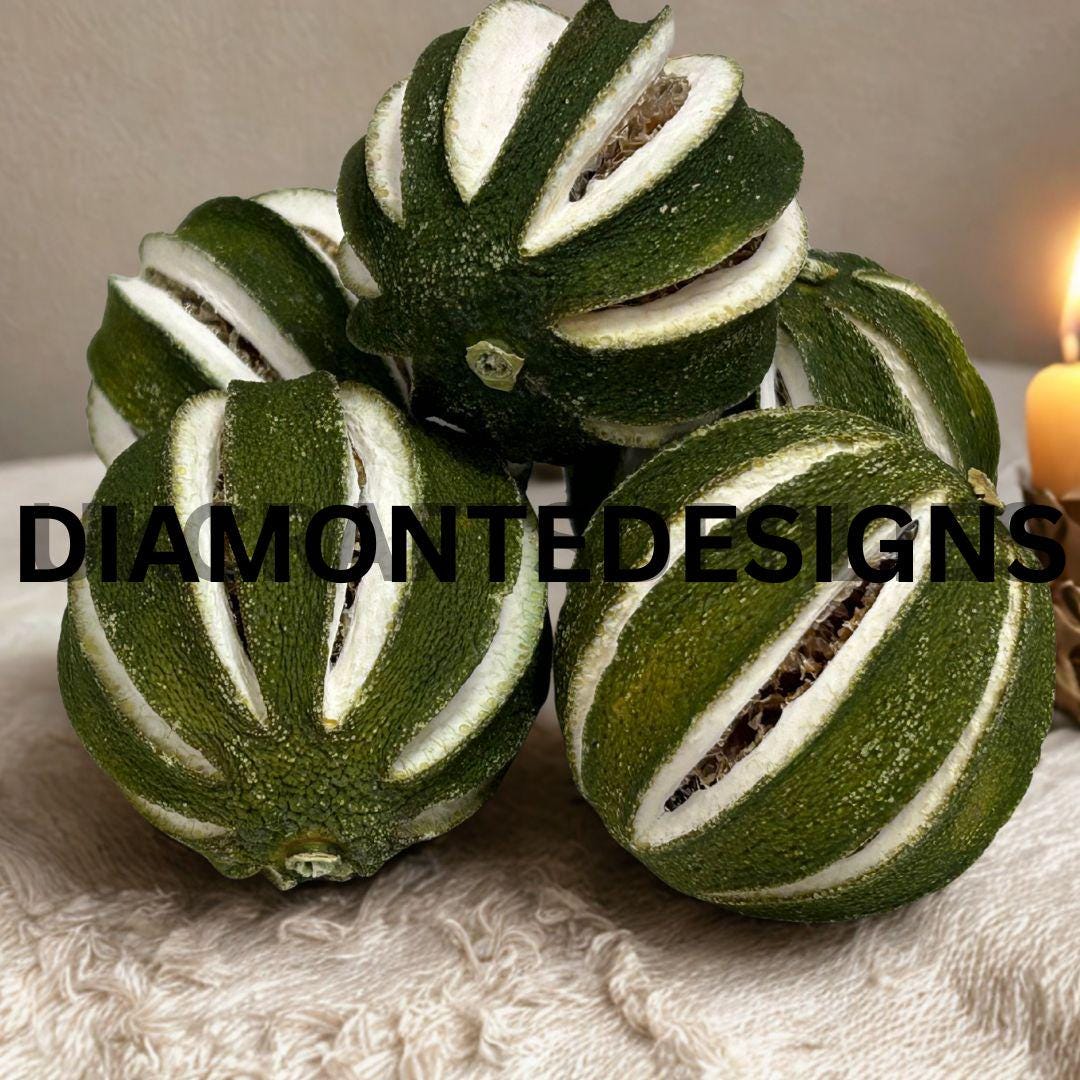 Dried Split Whole Limes / Lime Fruit Christmas Craft Xmas Wreath ...